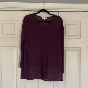 Like New Cloud Chaser Purple Blouse Size M